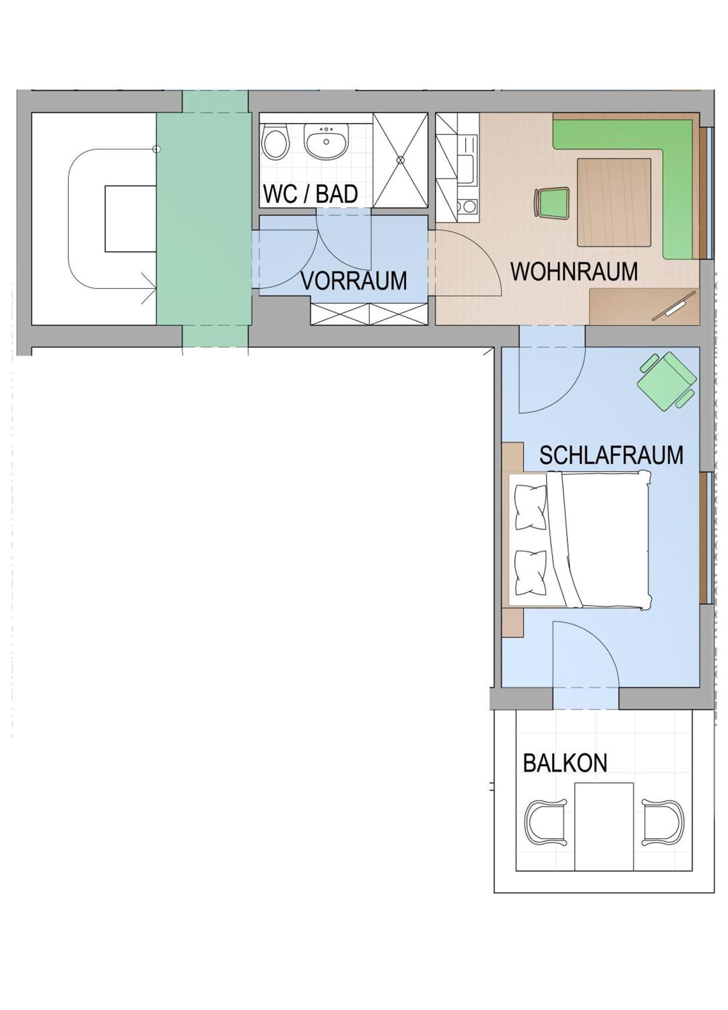Appartement Scheibling Saint Wolfgang Værelse billede