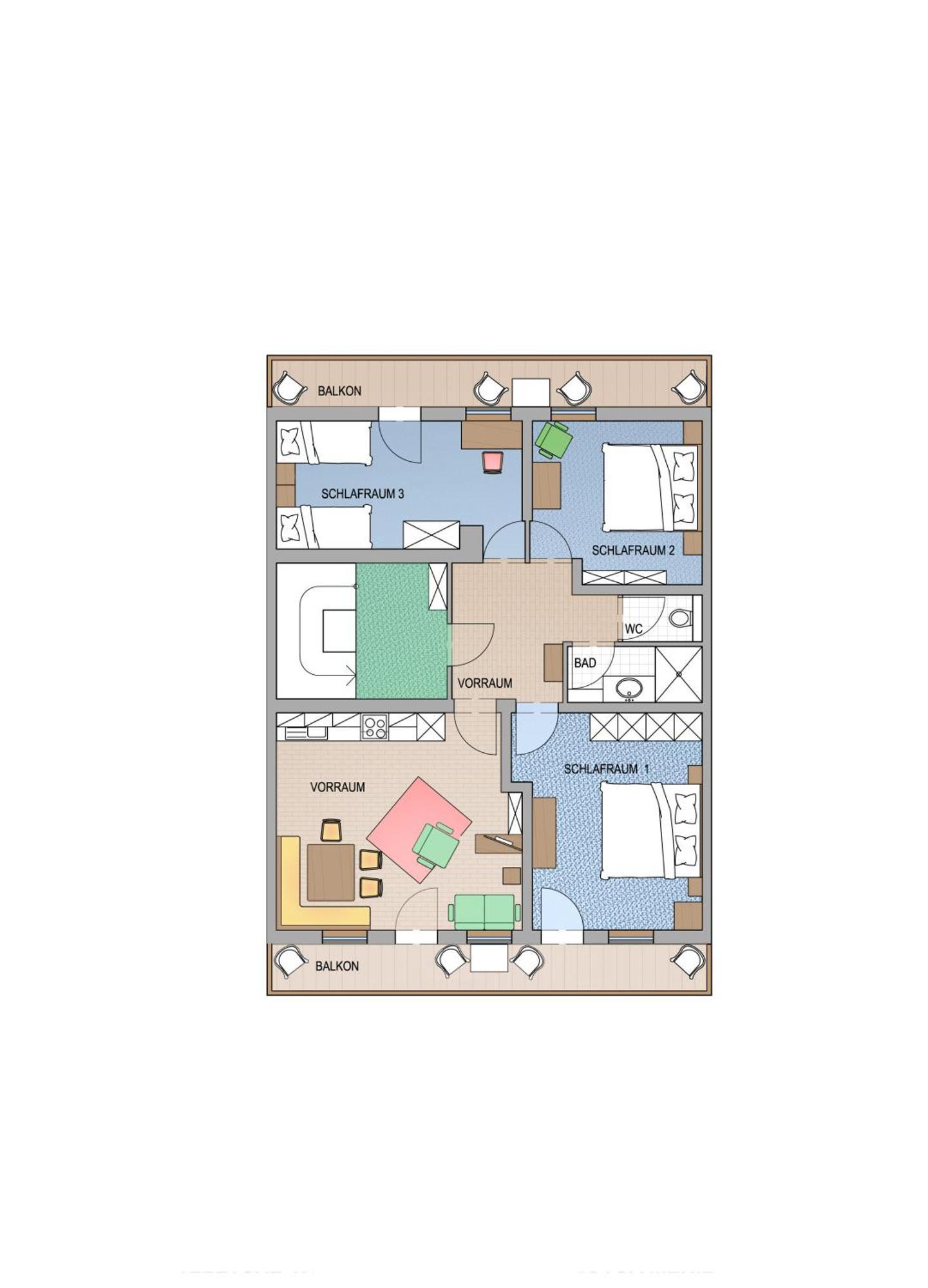 Appartement Scheibling Saint Wolfgang Værelse billede